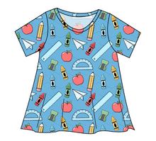 Load image into Gallery viewer, Rad School Supplies Ladies' Swing Tee