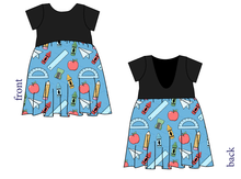 Load image into Gallery viewer, Rad School Supplies Low Back Dress
