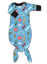 Load image into Gallery viewer, Rad School Supplies Newborn Knotted Gown
