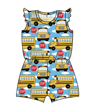 Load image into Gallery viewer, Wheels on the Bus Ivy Summer Romper
