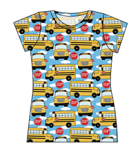 Load image into Gallery viewer, Wheels on the Bus Ladies' Basic Tee
