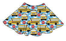 Load image into Gallery viewer, Wheels on the Bus Ladies' Circle Skirt