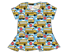Load image into Gallery viewer, Wheels on the Bus Ladies' Peplum Top