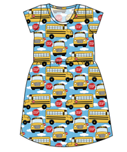 Load image into Gallery viewer, Wheels on the Bus Ladies' Play Dress