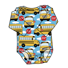 Load image into Gallery viewer, Wheels on the Bus Lap Neck Bodysuit