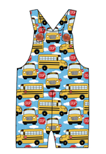 Load image into Gallery viewer, Wheels on the Bus Overalls and Shortalls