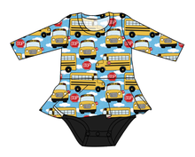 Load image into Gallery viewer, Wheels on the Bus Peplum Top