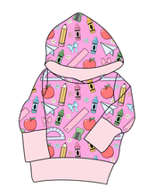Load image into Gallery viewer, Cupcake School Supplies Grow With Me Hoodie (or Crewneck)