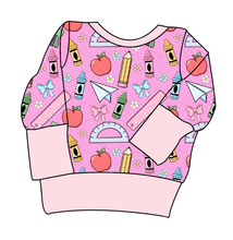 Load image into Gallery viewer, Cupcake School Supplies Grow With Me Hoodie (or Crewneck)