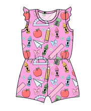 Load image into Gallery viewer, Cupcake School Supplies Ivy Summer Romper