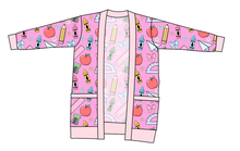 Load image into Gallery viewer, Cupcake School Supplies Kids Grandpa Cardigan