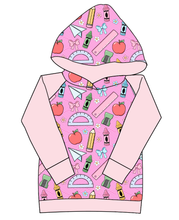 Load image into Gallery viewer, Cupcake School Supplies Ladies Hoodie