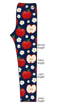 Load image into Gallery viewer, Apple Blossoms Basic Leggings