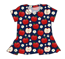 Load image into Gallery viewer, Apple Blossoms Ladies' Peplum Top