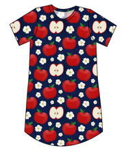 Load image into Gallery viewer, Apple Blossoms Ladies' T-Shirt Dress