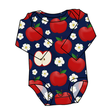 Load image into Gallery viewer, Apple Blossoms Lap Neck Bodysuit