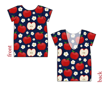 Load image into Gallery viewer, Apple Blossoms Low Back Ballerina Tee