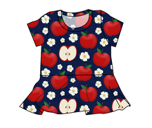 Load image into Gallery viewer, Apple Blossoms Peplum Top