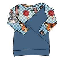 Load image into Gallery viewer, Zoo Friends Check Classic Hoodie (or Crewneck)
