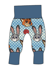 Load image into Gallery viewer, Zoo Friends Check Grow With Me Pants And Shorts
