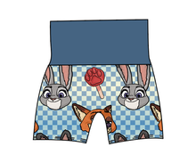Load image into Gallery viewer, Zoo Friends Check Grow With Me Pants And Shorts