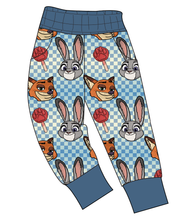 Load image into Gallery viewer, Zoo Friends Check Ladies' Joggers and Jogger Shorts