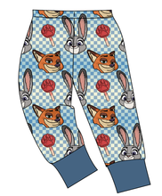 Load image into Gallery viewer, Zoo Friends Check Mens' Lounge Pants