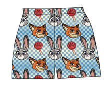 Load image into Gallery viewer, Zoo Friends Check Ladies' Lounge Shorts