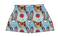 Load image into Gallery viewer, Zoo Friends Check Ladies' Lounge Shorts