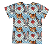 Load image into Gallery viewer, Zoo Friends Check Mens' Tee