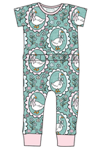 Load image into Gallery viewer, Silly Goose Bennett Pants and Shorts Length T-Shirt Romper