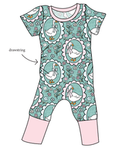 Load image into Gallery viewer, Silly Goose Grow With Me Pants And Shorts Romper