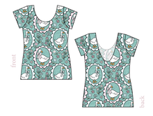 Load image into Gallery viewer, Silly Goose Ladies' Low Back Ballerina Tee