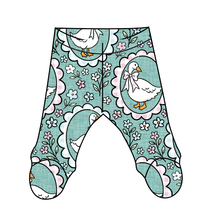 Load image into Gallery viewer, Silly Goose Newborn Footed Pants