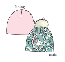 Load image into Gallery viewer, Silly Goose Slouchy Beanie (Reversible!)