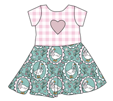 Load image into Gallery viewer, Silly Goose Molly Heart Back Twirly Dress