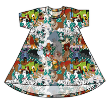 Load image into Gallery viewer, Puppy Pals Basic T-Shirt Dress