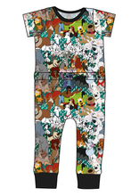 Load image into Gallery viewer, Puppy Pals Bennett Pants and Shorts Length T-Shirt Romper