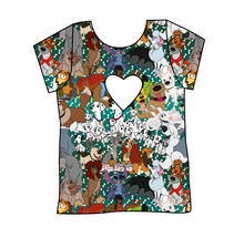 Load image into Gallery viewer, Puppy Pals Cambria Heart Back Tee