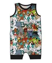 Load image into Gallery viewer, Puppy Pals Emmett Pants And Shorts T-Shirt Romper