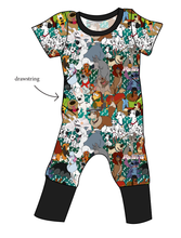 Load image into Gallery viewer, Puppy Pals Grow With Me Pants And Shorts Romper