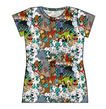 Load image into Gallery viewer, Puppy Pals Ladies' Basic Tee