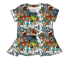 Load image into Gallery viewer, Puppy Pals Ladies' Peplum Top