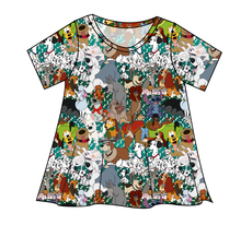 Load image into Gallery viewer, Puppy Pals Ladies' Swing Tee