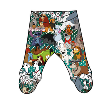Load image into Gallery viewer, Puppy Pals Newborn Footed Pants
