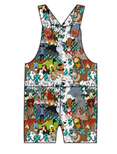 Load image into Gallery viewer, Puppy Pals Overalls and Shortalls