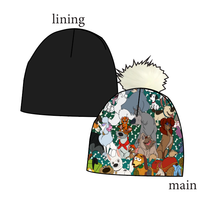 Load image into Gallery viewer, Puppy Pals Slouchy Beanie (Reversible!)