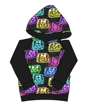 Load image into Gallery viewer, Juniper's Neon Kitties Classic Hoodie (or Crewneck)