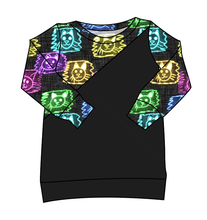 Load image into Gallery viewer, Juniper's Neon Kitties Classic Hoodie (or Crewneck)