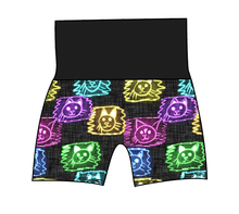 Load image into Gallery viewer, Juniper's Neon Kitties Grow With Me Pants And Shorts